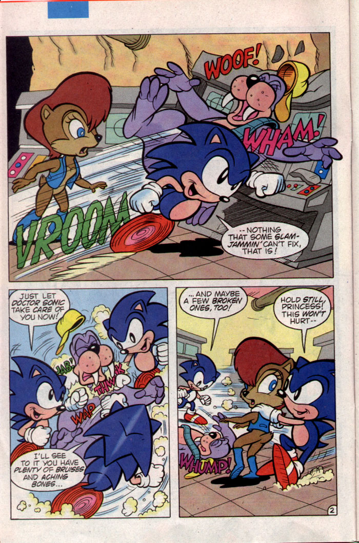 Sonic - Archie Adventure Series November 1995 Page 2